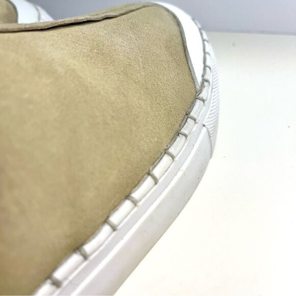 Free‎ People Juno Slip On Sport Sneakers Cafe Tan Suede and White Size NIB - Picture 6 of 8